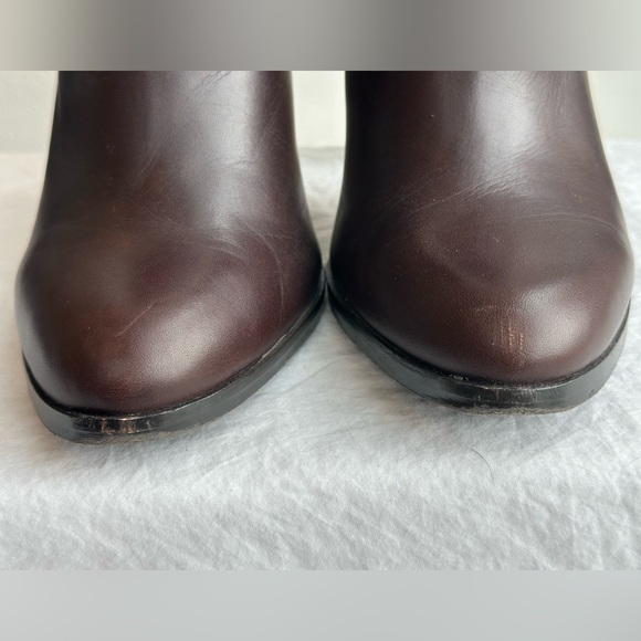 Vince Camuto brown leather and suede boots, size 8.5M / 38.5 - Picture 7 of 11